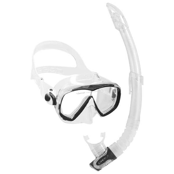 Cressi Sæt Estrella Vip Transparent,Sort