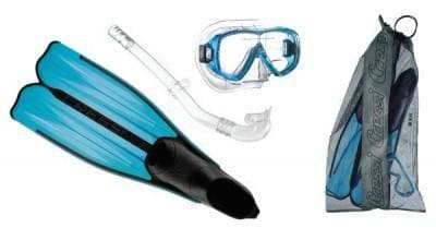 Cressi Snorkkelisarja Rondinella Junior Sininen EU 31-32