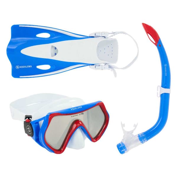Aqualung Hero Junior Uppsättning Snorkeling Blå EU 25-31