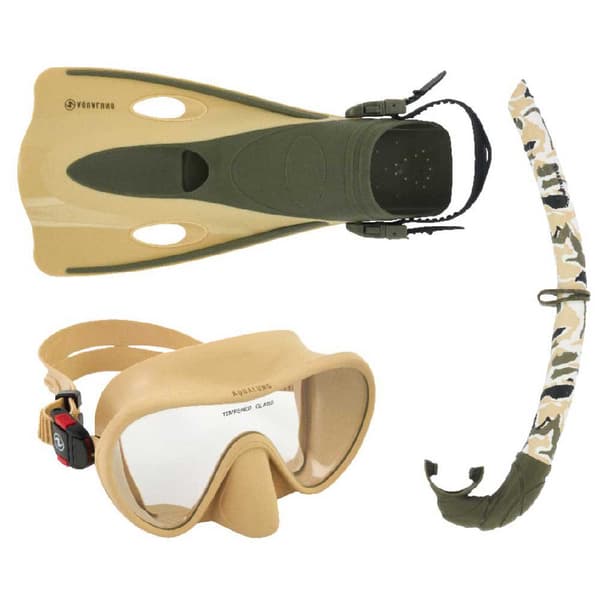 Aqualung Sport Snorklaussetti Nabul Beige EU 36-41