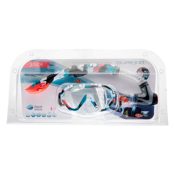 Aquawave Snorkelsæt Chlappie Junior Sort