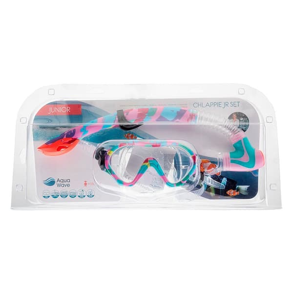 Aquawave Snorkeluppsättning Chlappie Junior Flerfärgad