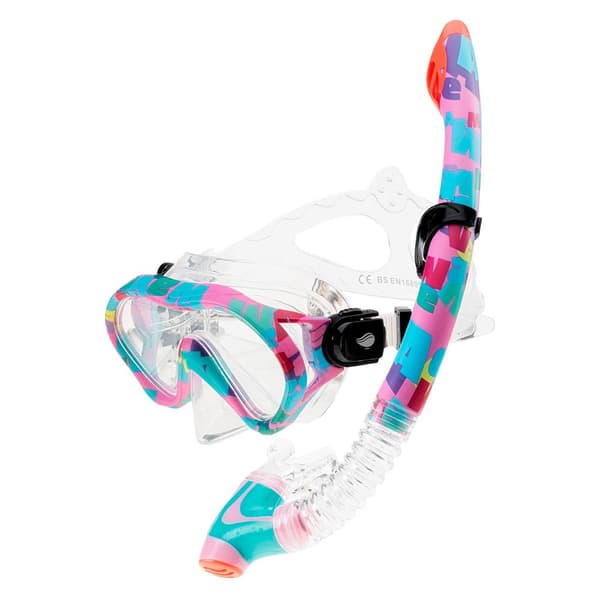 Aquawave Snorkeluppsättning Chlappie Junior Flerfärgad