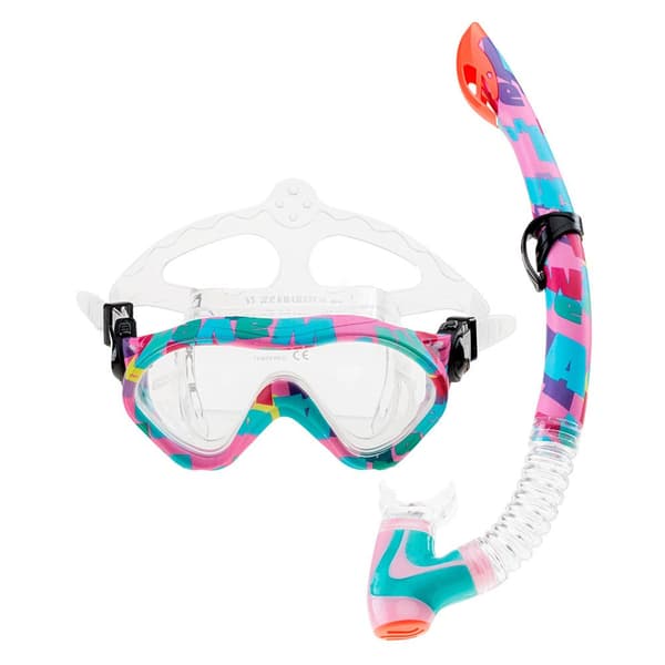 Aquawave Snorkeluppsättning Chlappie Junior Flerfärgad