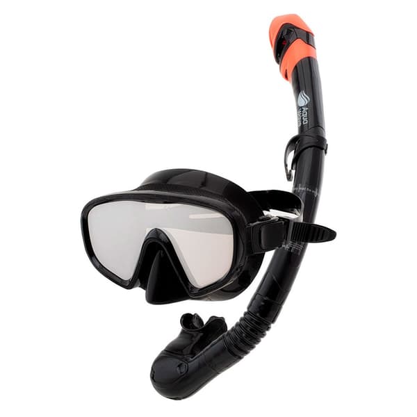 Aquawave Snorkeluppsättning Hydra Mirror Svart