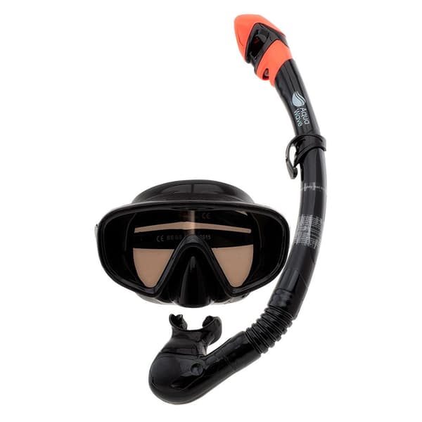 Aquawave Snorkeluppsättning Hydra Mirror Svart