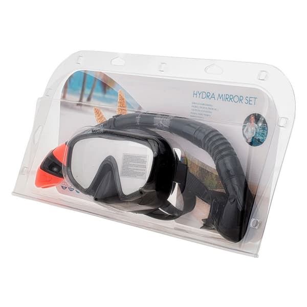 Aquawave Snorkeluppsättning Hydra Mirror Svart