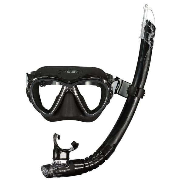 Cressi Mask & Tube Kit Fiji Tx Svart