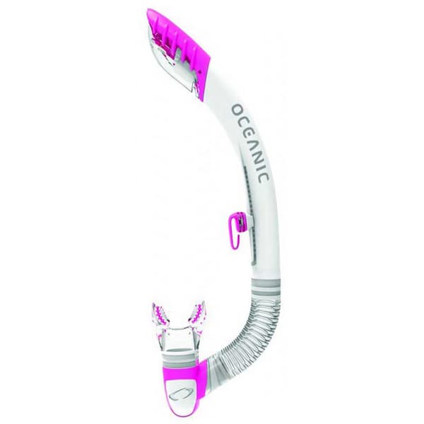 Oceanic Dykkerør Ultradry 2 Hvid,Rosa