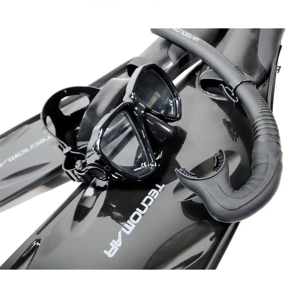 Tecnomar Snorkeluppsättning Smart Svart EU 45-46