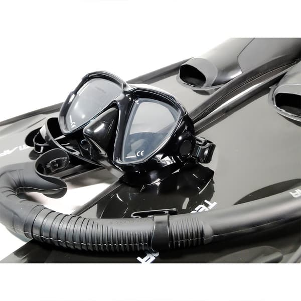 Tecnomar Snorkeluppsättning Smart Svart EU 45-46
