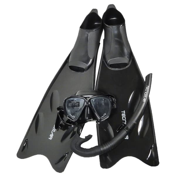 Tecnomar Snorkeluppsättning Smart Svart EU 45-46