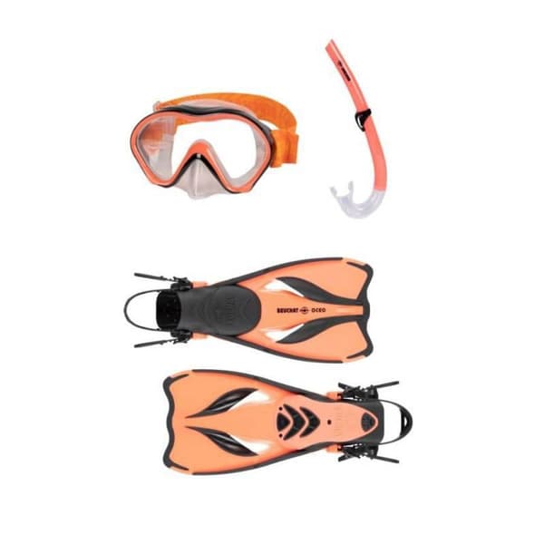 Beuchat Snorkelsæt Oceo Pmt Orange EU 24-26