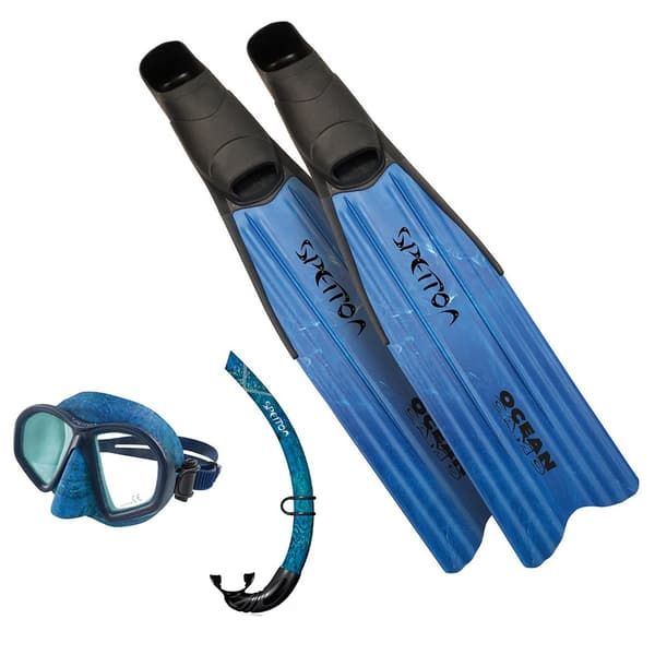 Spetton Ocean Blue Camo Keihäsmerikalastusvälineet Sininen EU 41-42