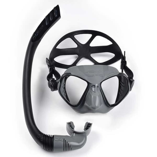 C4 Up Soft+condor+meltemi+mesh Bag Spydfiskeudstyr Grå EU 38-39
