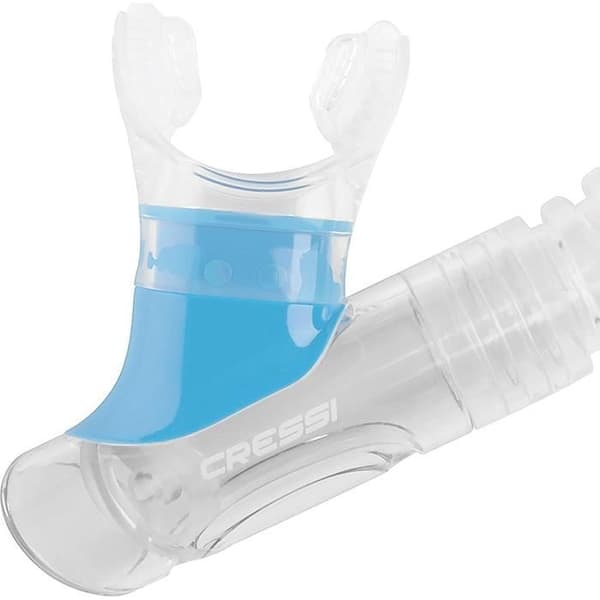 Cressi Minidry Dykning-Simsnorkel Transparent-Blå
