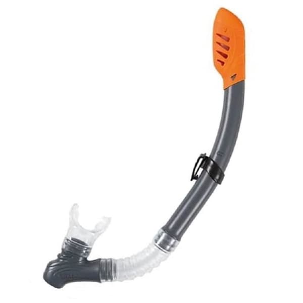 TRANSPARENT ELLER GRÅ SNORKEL FÖR BARN + 8 ÅR AQUAFLOW EASY-FLO INTEX