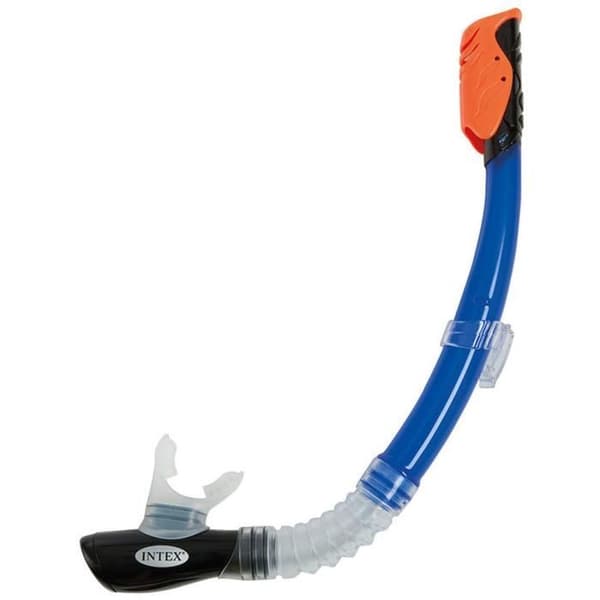 Hyper-Flow Diving Snorkel - Intex 55924 - Silikonmunstycke - Integrerad ventil - från 8 år och uppåt