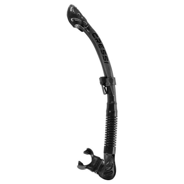 Tuba - Cressi - Alpha Ultra Dry - Unisex - Svart - Ergonomisk - Hypoallergenisk