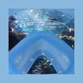 Miniatyrbild 3 av 11: Snorkelmask för barn och vuxna med snorkel och 180 graders utsikt