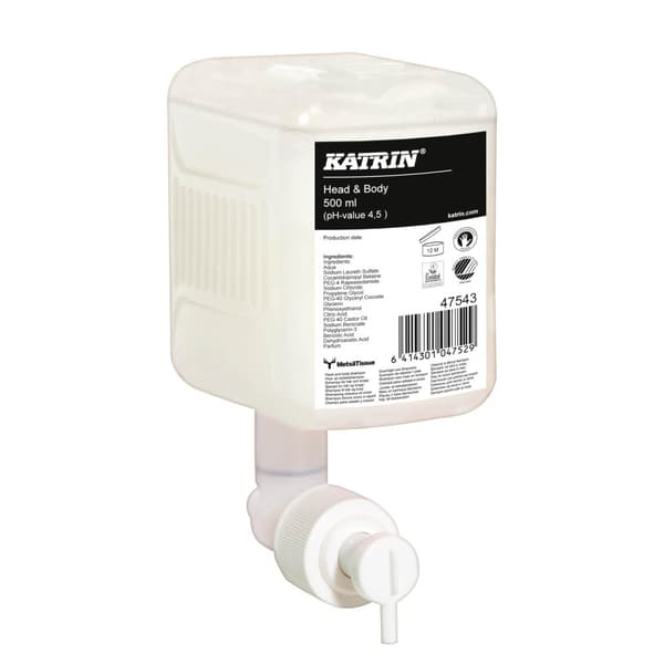 Duschtvål KATRIN Head & Body 500ml