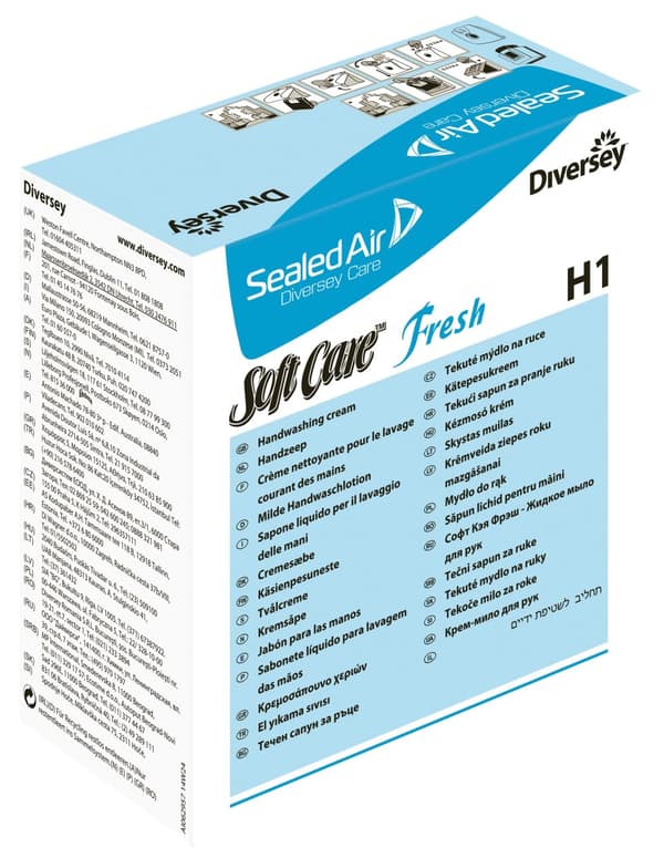 Tvål Soft Care Line Fresh H1 800ml 6st