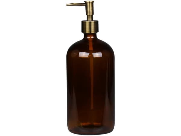 Glasflaska med pump 1000 ml Chic Antique