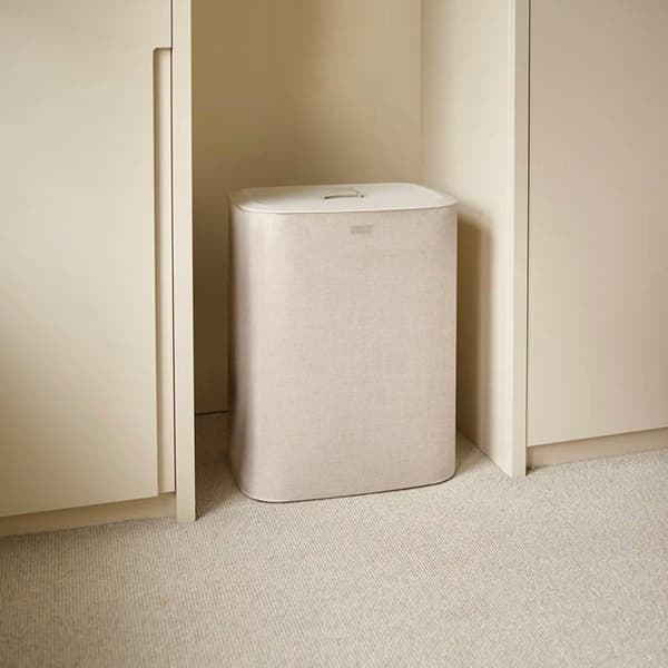 Separationskorg för tvätt - Joseph Joseph - Tota - 3 fack - 90 liter - Ecru