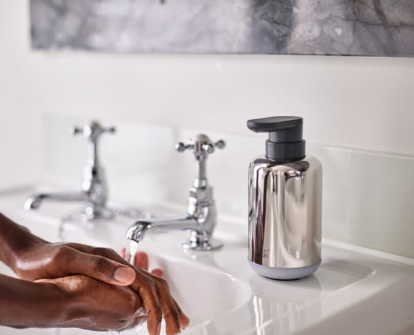 JJ-EasyStoreLuxe dispenser för flytande tvål stål