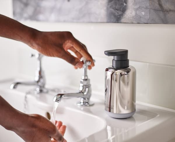 JJ-EasyStoreLuxe dispenser för flytande tvål stål