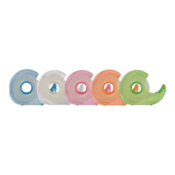 Q-CONNECT Distributör med bärbar kontors tejp 19 mm x 33 m 25,4 mm kärna genomskinlig tejp, klar dispenser, transparent...