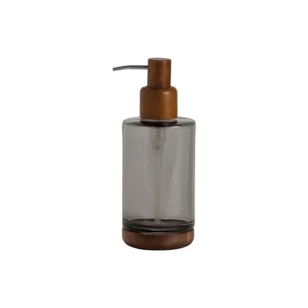 Dispenser i grått och akaciaglas - GENERIC - Ba73074 Andrea House