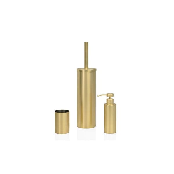 Tvålbehållare - WADIGA - Guldmetall - 220ml - Elegant design - 5.5cm x 19.5cm