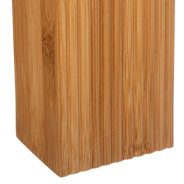 Bambu tvål eller lotion dispenser - FEM - Mått 8,2 x 6,5 x 17,5 cm - Vikt 0,230 kg