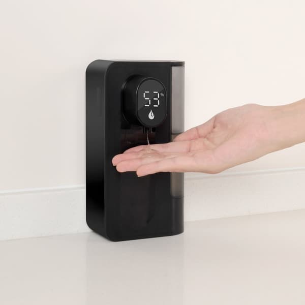 INF S12 Smart Sensor Flytande Tvål: Beröringsfri Hygien Svart