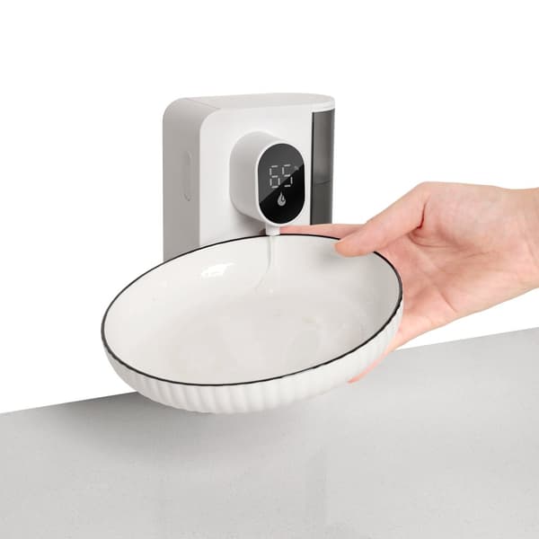 INF S12 Smart Sensor Flytande Tvål: Beröringsfri Hygien Vit