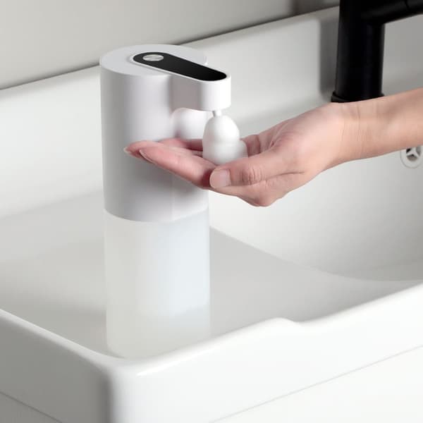 INF Smart Sensor Flytende Såpedispenser - Skum og Gel Hvit