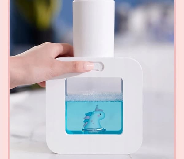 BERÖRINGSFRI AUTOMATISK STÅENDE TVÅLSKUMDISPENSER 200ML USB