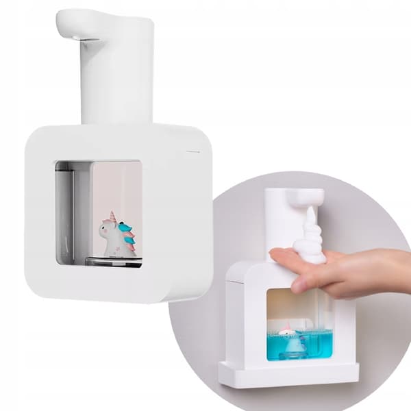 BERÖRINGSFRI AUTOMATISK STÅENDE TVÅLSKUMDISPENSER 200ML USB