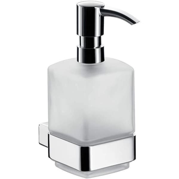 Tvålbehållare - Emco - Loft - Satinerat glas - Pumpdispenser ingår - Badrumsaccessoarer