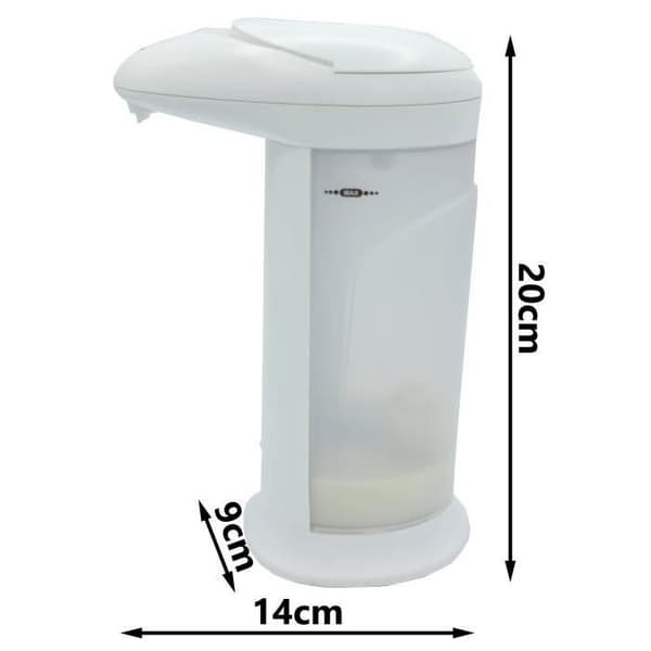 Saviormaskin - Vit - 330ml - Automatisk - Kontaktlös - Nutida design