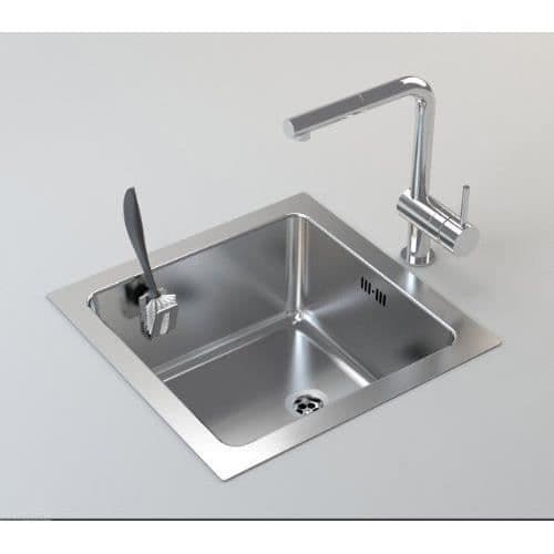 Svamphållare - Magisso - 70106 - Rostfritt stål - Silvermagneter - 7 x 5 x 7,5 cm