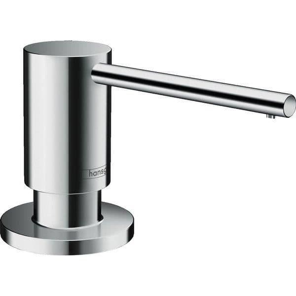 Hansgrohe a41 1-håls tvåldispenser 500ml i kromkonstruktion