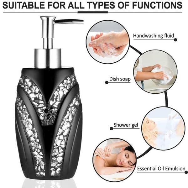 Populär badtvålsdispenser - Sinatra Black - Sinatra Lotion Pump Black