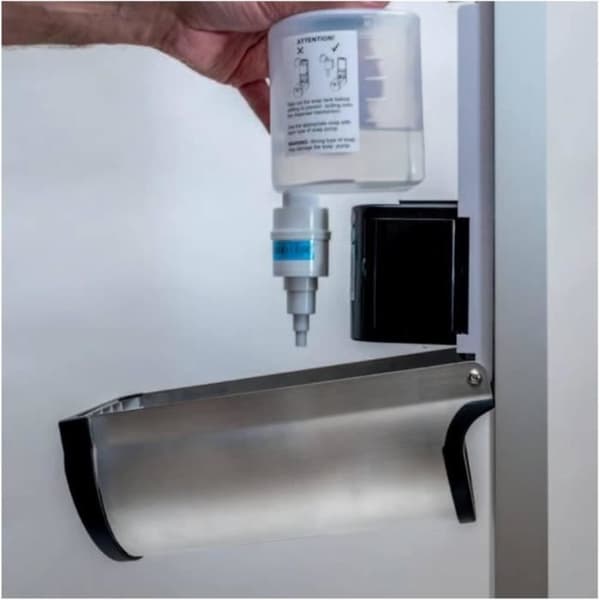Desinfektionsdispenser för montering på ben eller vägg Emco SYSTEM2