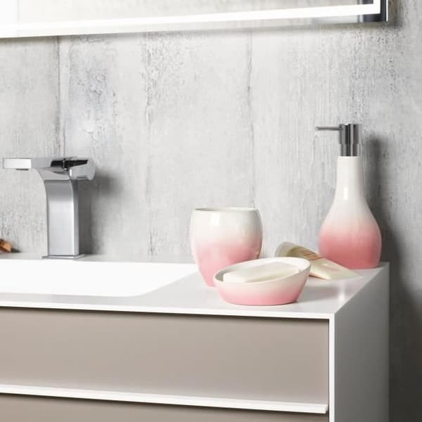 Säkerhetsdispenser - BALI - Modell BALI - Stengods - Rosa - 20 x 9 x 9 cm