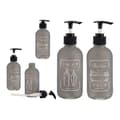 Miniatyrbild 4 av 4: Bigbuy tvåldispenser för hemmet - S3608353 - Black Grey Soapdispenser Polypropenglas (6,5 x 16 x 6,5 cm)