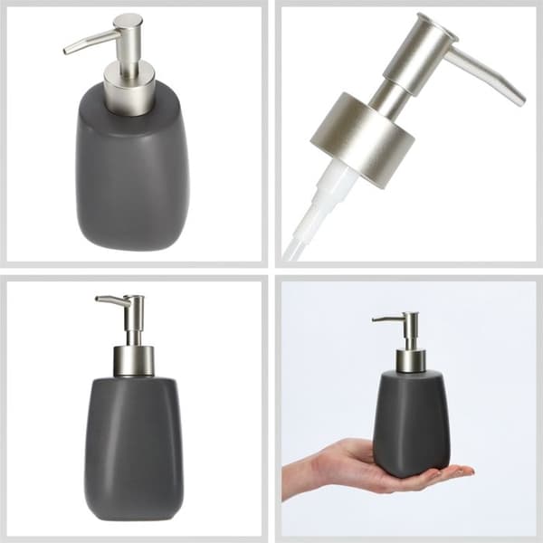 Tvålbehållare - KADAX - Keramik - 400 ml - Skandinavisk design - Påfyllningsbar