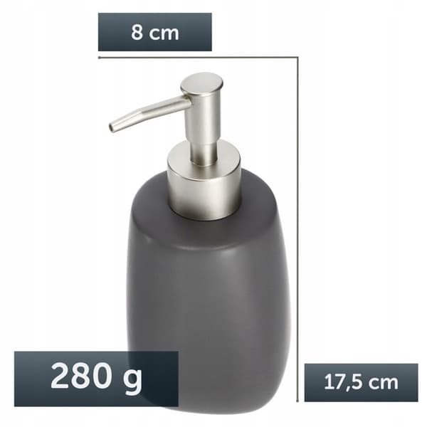 Tvålbehållare - KADAX - Keramik - 400 ml - Skandinavisk design - Påfyllningsbar