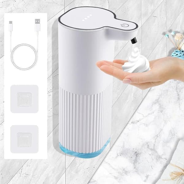 Automatisk sensordispenser til håndsæbe – 360ML – Vægmonteret elektrisk sæbedispenser til køkken, badeværelse og kontor